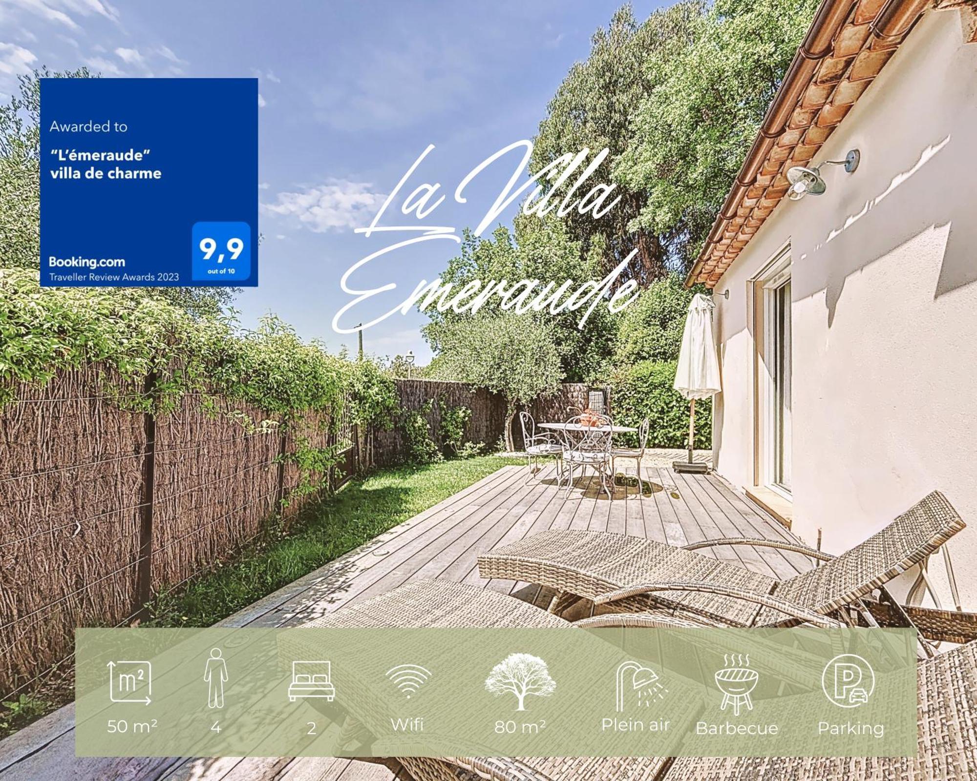Villa "L'Emeraude - Maison D'Hotes - Jardin Et Parking Prives - Valbonne Eksteriør billede